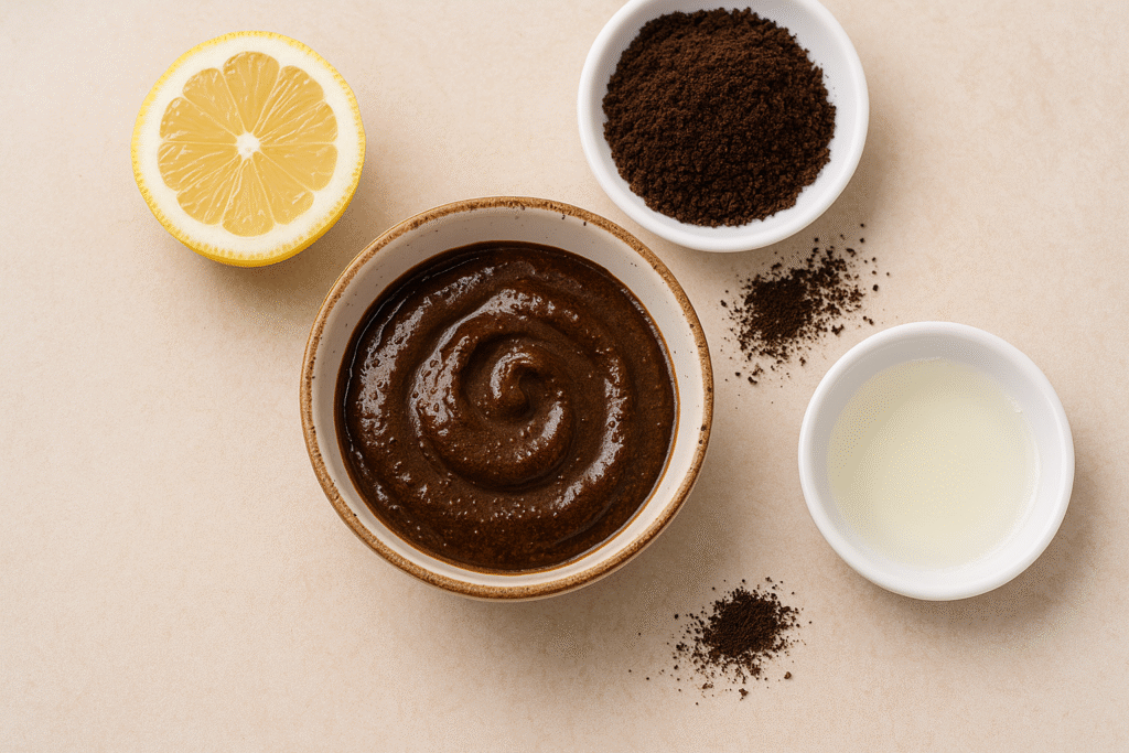 Coffee and Lemon Mask
