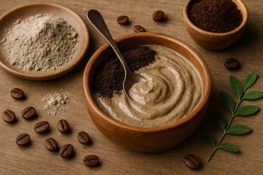 Coffee and Rhassoul Mask