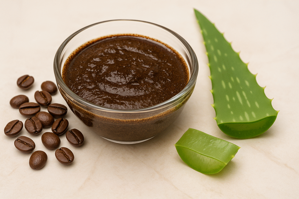 Coffee and Aloe Vera Mask